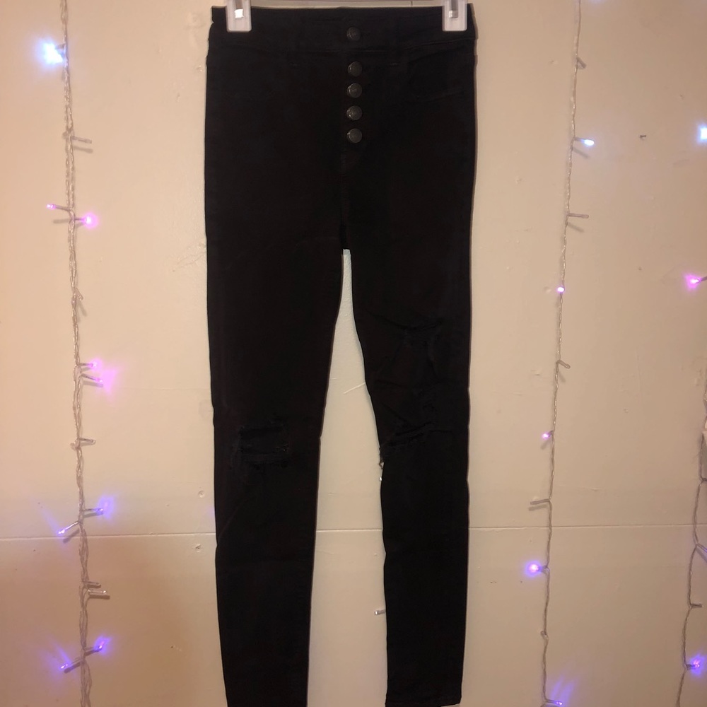 American Eagle Black Skinny Jeans